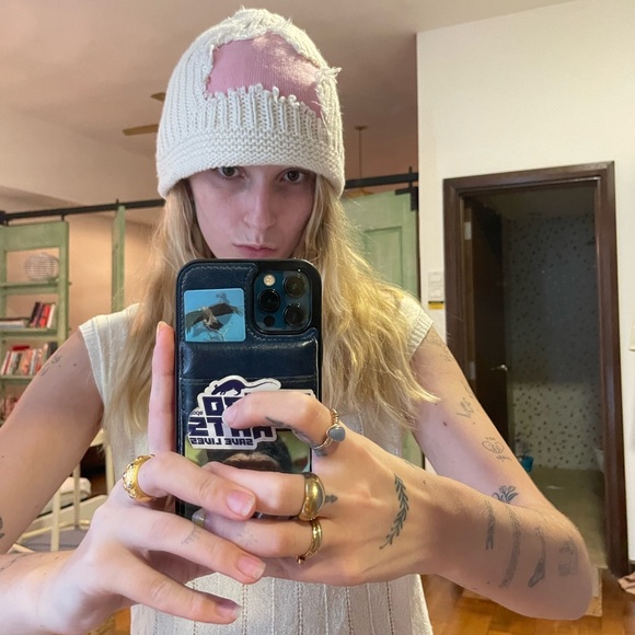 Knitted star cap - Picture 6 of 6